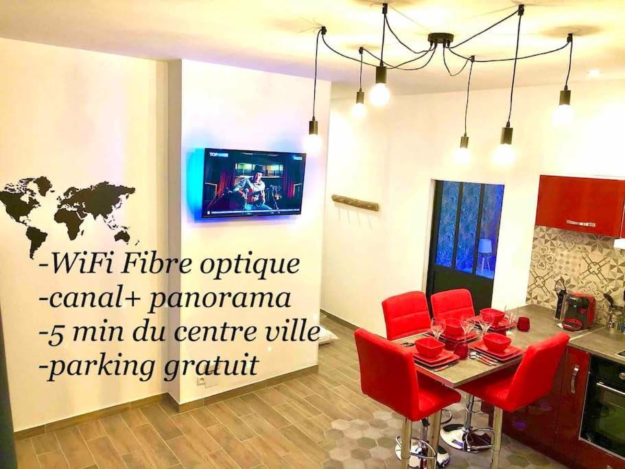 Le Led Room,Centre Ville Place De Parking Gratuite Sens Dış mekan fotoğraf