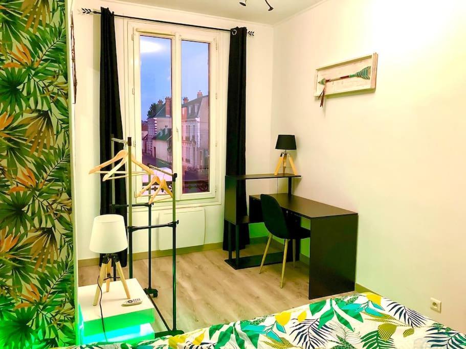Le Led Room,Centre Ville Place De Parking Gratuite Sens Dış mekan fotoğraf
