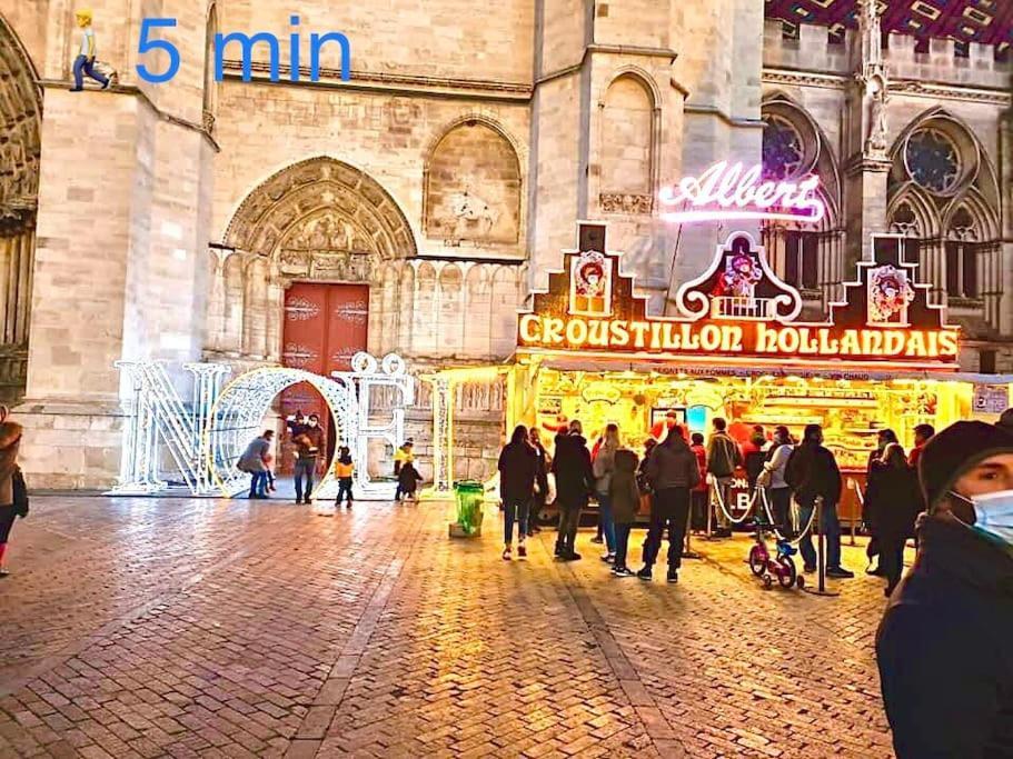 Le Led Room,Centre Ville Place De Parking Gratuite Sens Dış mekan fotoğraf